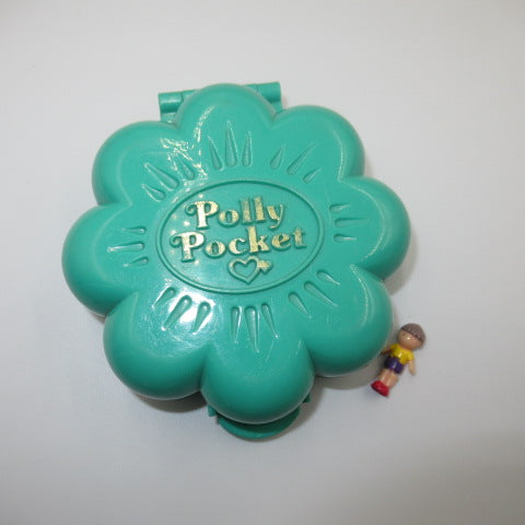 90's★Polly Pocket★Green★Flower★Doll★Figure★Plush toy★Compact★Play house★Dollhouse★Pool★Slide★Slider★ 