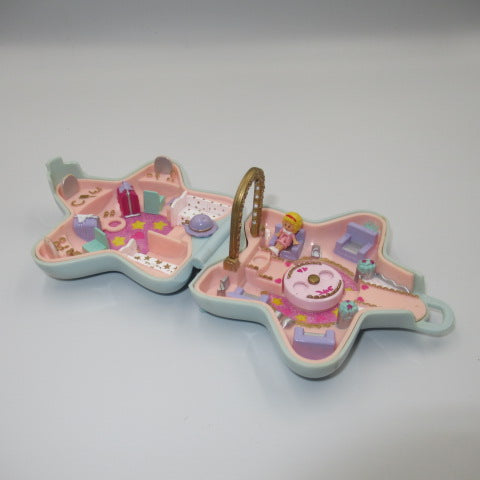 90's★Polly Pocket★Blue★Star★Doll★Figure★Plush toy★Compact★Play house★Dollhouse★ 
