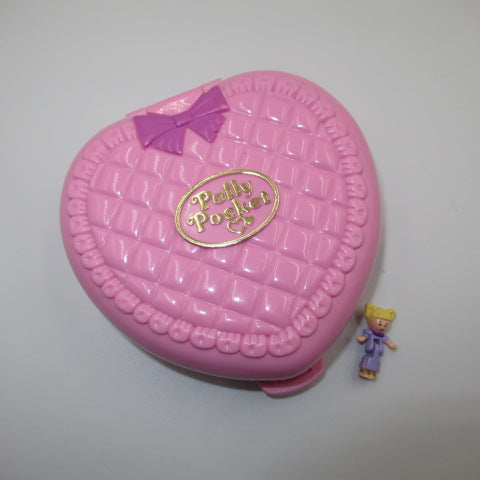 90's★Polly Pocket★Polly Pocket★Heart★Pink★Doll★Figure★Plush toy★Compact★Play house★Dollhouse★ 