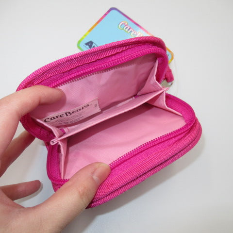 2003年★CareBears★ケアベア★Wallet★ウォレット★財布★pink★ピンク★flour★フワラー★人形★フィギュア★ぬいぐるみ★