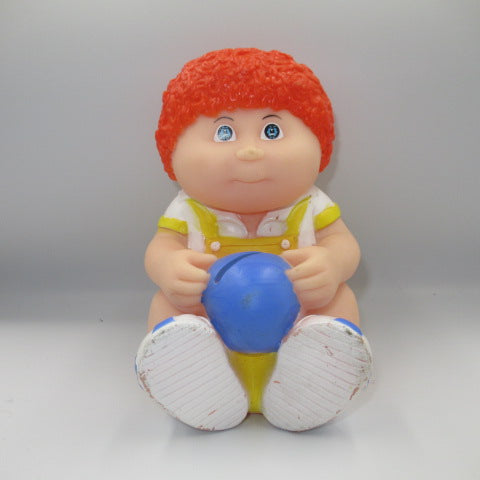 1983★80's★vintage★CabbagePatchKids★CabbagePatchKids★cabbage★cabbage doll★soft vinyl★soft vinyl doll★soft vinyl piggy bank★bank★bank★piggy bank★doll★figure★stuffed animal★BOY★boy★ball★ball★ 