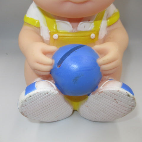 1983★80's★vintage★CabbagePatchKids★CabbagePatchKids★cabbage★cabbage doll★soft vinyl★soft vinyl doll★soft vinyl piggy bank★bank★bank★piggy bank★doll★figure★stuffed animal★BOY★boy★ball★ball★ 