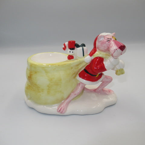 1981★80's★PINK PANTHER★Pink Panther★Ceramic candle holder★Candle stand★Doll★Figure★Plush toy★Santa★Christmas★ 