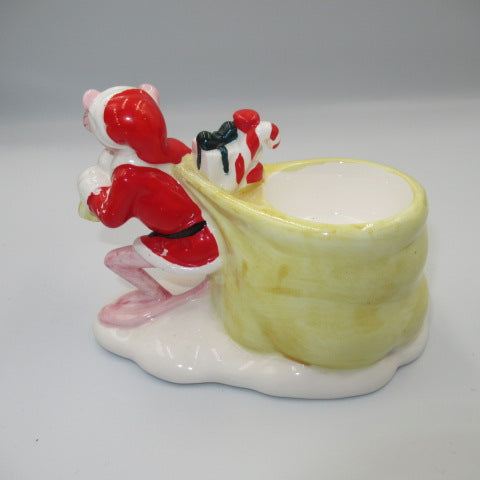 1981★80's★PINK PANTHER★Pink Panther★Ceramic candle holder★Candle stand★Doll★Figure★Plush toy★Santa★Christmas★ 