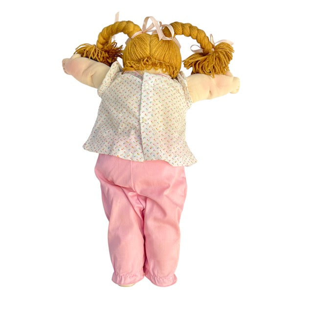 Rare! 1984★Cabbage Patch Kids★Cabbage Doll★Birth Certificate Included★Doll★Figure★Plushie★60cm★Girl★Blonde★ 