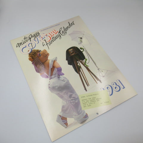 1981★80's★Muppet Show★Muppets★Jim Henson★Miss Piggy★Calendar★doll★figure★plush toy★dead stock! ★Kermit★ 