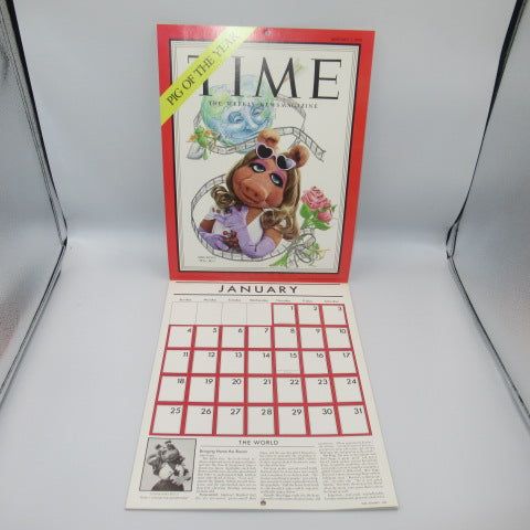 1981★80's★Muppet Show★Muppets★Jim Henson★Miss Piggy★Calendar★doll★figure★plush toy★dead stock! ★Kermit★ 