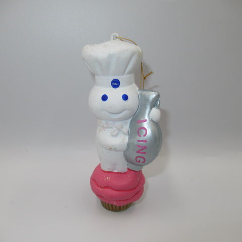 1998年★90's★Pillsbury★Doughboy★ドゥーボーイ★ドゥボーイ★クリスマスオーナメント★人形★フィギュア★ぬいぐるみ★ビンテージ★アイシング★カップケーキ★