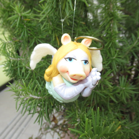1981★80's★Muppets★Muppet Show★Muppets★Muppet Show★Miss Piggy★Doll★Figure★Plushie★Vintage★Christmas Ornament★Angel★ 