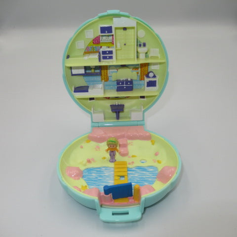 90's★Polly Pocket★Compact★Doll★Figure★Plushie★Vintage★Play House★Miniature★Dollhouse★Mint★Seashell★ 