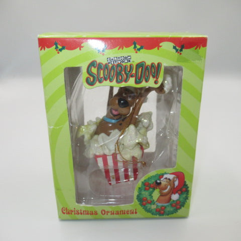 1999年★90's★vintage★ビンテージ★SCOOBY-DOO★スクービードゥ★Christmas★クリスマス★ornament★オーナメント★Santa★サンタ★popcorn★ポップコーン★１★人形★フィギュア★ぬいぐるみ★