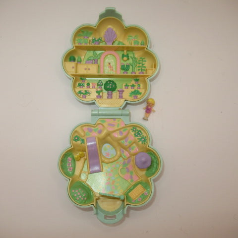 1990年★90's★vintage★ビンテージ★Polly Pocket★ポーリーポケット★コンパクト★お花★水色★ままごと★お花屋さん★ミニチュア★ドールハウス★フィギュア★人形★ぬいぐるみ★