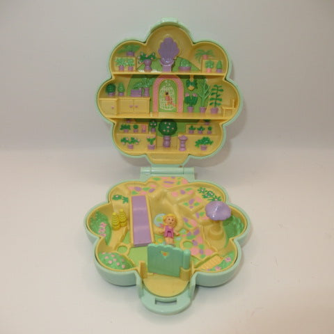 1990年★90's★vintage★ビンテージ★Polly Pocket★ポーリーポケット★コンパクト★お花★水色★ままごと★お花屋さん★ミニチュア★ドールハウス★フィギュア★人形★ぬいぐるみ★