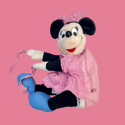 Vintage★Minnie Mouse★ミニーマウス★Back Pack★バックパック★フィギュア★人形★ぬいぐるみ★ビンテージ★リュック★Bag★