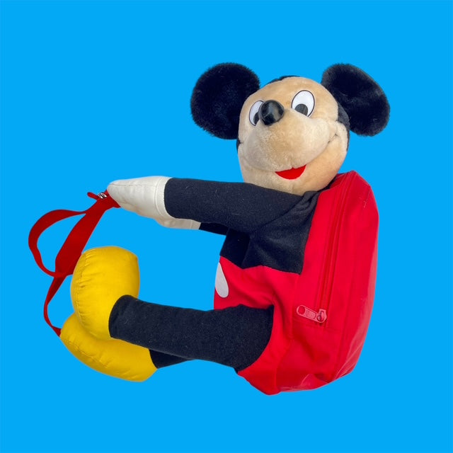 Vintage★Mickey Mouse★Mickey Mouse★Back Pack★Backpack★Figure★Doll★Plushie★Vintage★Rucksack★Bag★ 