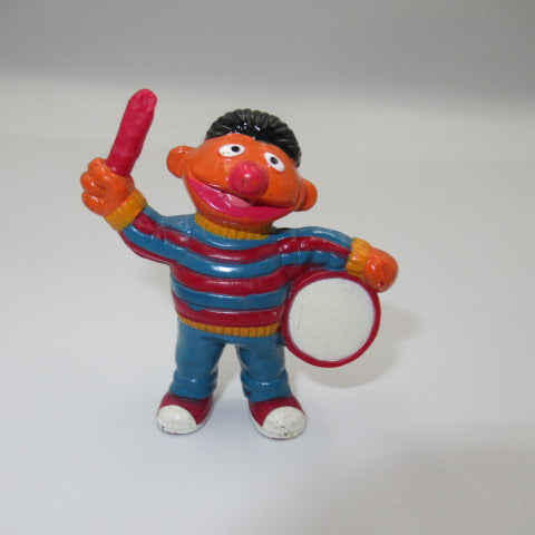 Vintage★SESAME STREET★セサミストリート★アーニー★Ernie★フィギュア★人形★ぬいぐるみ★PVC★太鼓★