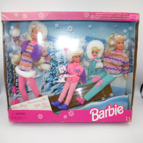 90’s★1995年★Barbie★バービー★Winter Holiday Barbie★Skipper★Kelly★Stacie★スキッパー★ケリー★ステーシー★フィギュア★人形★ぬいぐるみ★