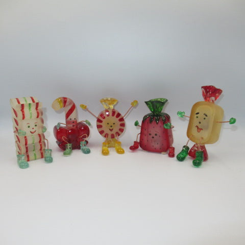 90's★vintage★Christmas lights★Candy lights★Display lights★Set of 5★Candy ★Christmas★Figures★Dolls★Plush toys★ 