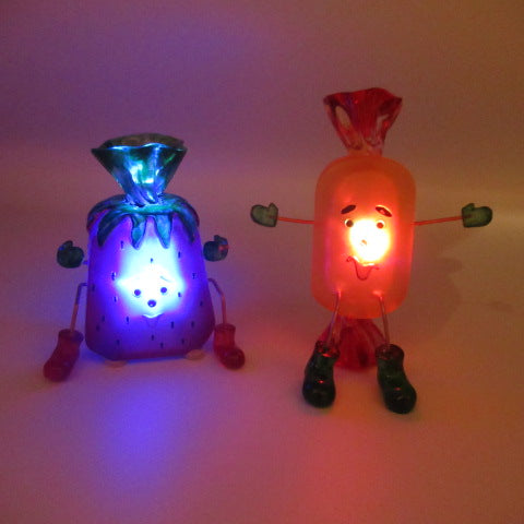 90's★vintage★Christmas lights★Candy lights★Display lights★Set of 5★Candy ★Christmas★Figures★Dolls★Plush toys★ 