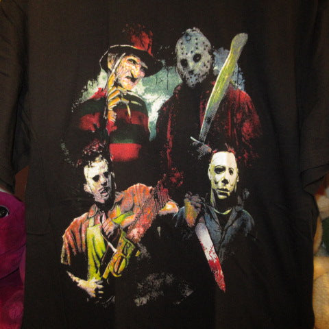 HORROR★Horror T-shirt★Freddy★Halloween★Leatherface★★Jason★Friday the 13th★Men's★XL size★New★Figure★Doll★Plush toy★ 