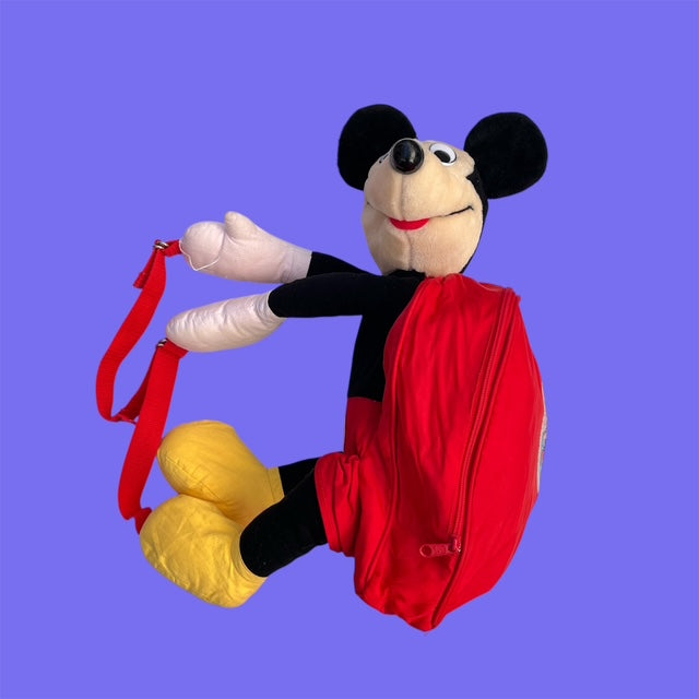 Vintage★Mickey Mouse★Back Pack★Doll★Figure★Plushie★Backpack★ 