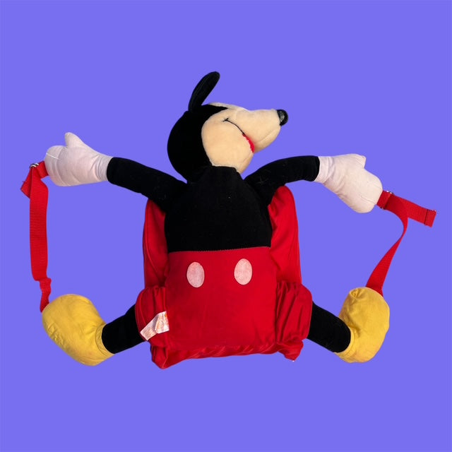Vintage★Mickey Mouse★Back Pack★Doll★Figure★Plushie★Backpack★ 