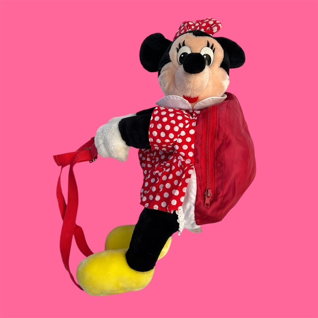 Vintage★Mickey Mouse★Minnie Mouse★Back Pack★Doll★Figure★Plushie★Backpack★ 