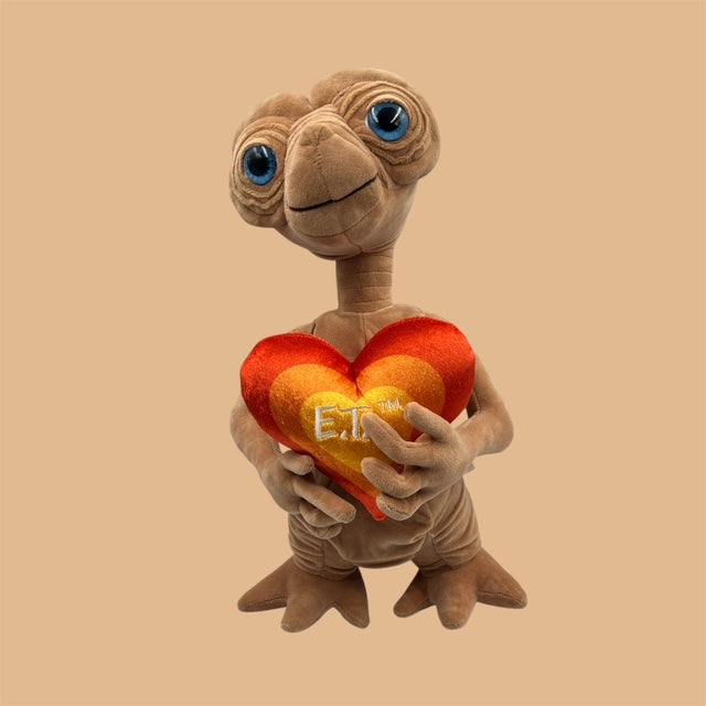 E.T.★映画イーティー★Universal Hollywood★ユニバーサルハリウッド★フィギュア★人形★ぬいぐるみ★ハート★オレンジ★38センチ★