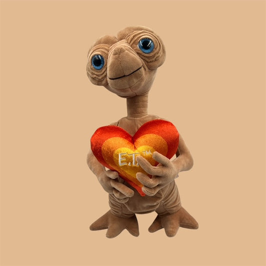 E.T.★映画イーティー★Universal Hollywood★ユニバーサルハリウッド★フィギュア★人形★ぬいぐるみ★ハート★オレンジ★38センチ★