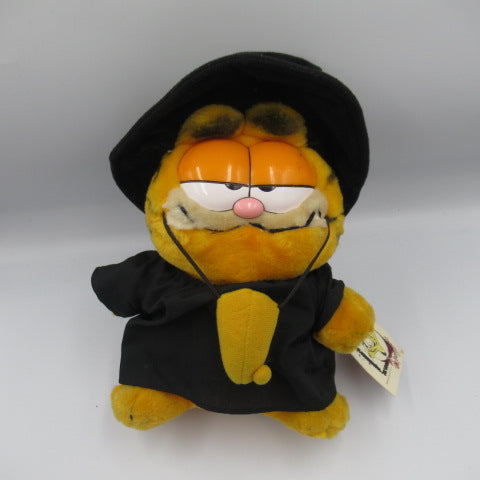 1988年★80's★10anniversary★１０周年★DAKIN★ダキン★vintage★ビンテージ★GARFIELD★ガーフィールド★魔法使い★魔女★Halloween★ハロウィン★Plush★ぬいぐるみ★black★ブラック★人形★フィギュア★約２６センチ★