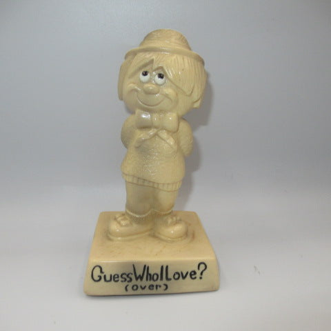 70's★message doll★メッセージドール★ビンテージ★フィギュア★人形★ぬいぐるみ★Guess Whol Love?★You That's Who!★