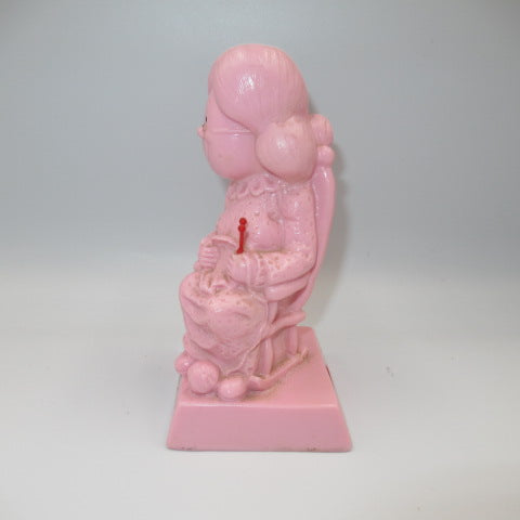 70's★message doll★メッセージドール★ビンテージ★フィギュア★人形★ぬいぐるみ★World's Greatest GRANDMA★ピンク★おばあちゃん★