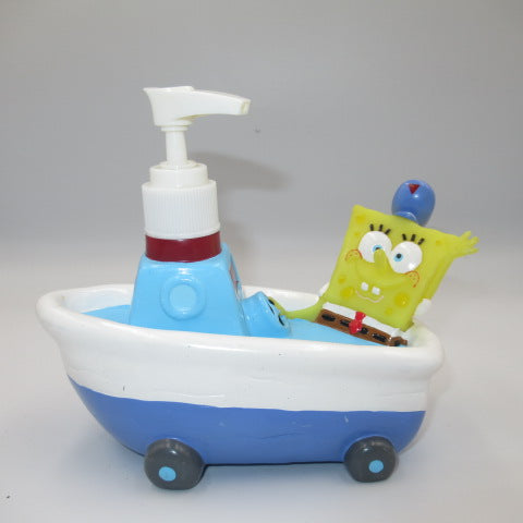 2002年★spongebob★スポンジボブ★soap★bottle★soapbottle★ソープ★ボトル★ソープボトル★船★フィギュア★人形★ぬいぐるみ★約１７センチ★