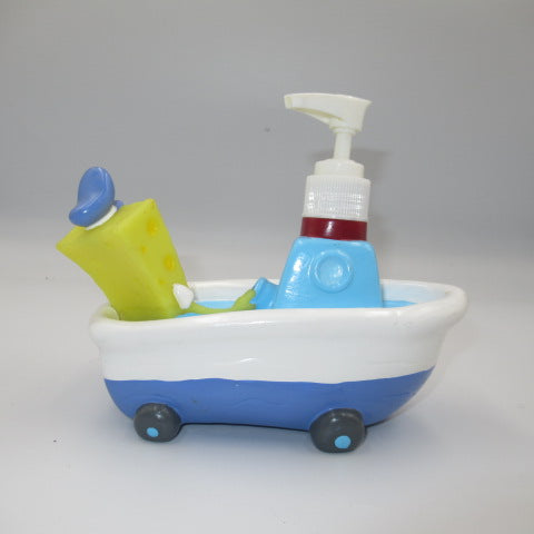 2002★spongebob★SpongeBob★soap★bottle★soapbottle★soap★bottle★soap bottle★ship★figure★doll★plush toy★approximately 17cm★ 