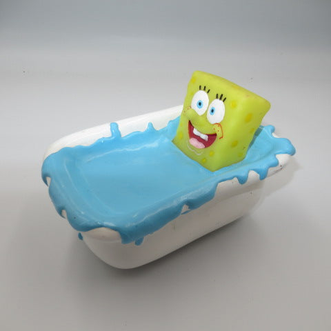 2002★spongebob★SpongeBob★soap★soap dish★soap holder★figure★doll★plush toy★approximately 14cm★ 