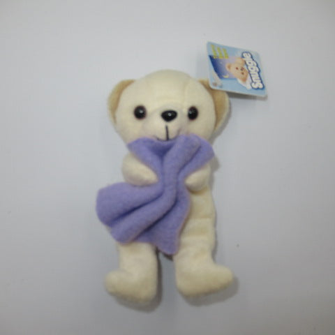2000年★Snugglebear★スナッグルベア★スナグルベア★スナグル★bear★ベア★ビーニー★アドバタイジング★企業物★purple★紫★フィギュア★人形★ぬいぐるみ★約１４センチ★
