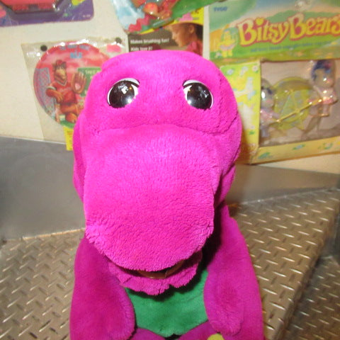 ビンテージ★90’s★Barney★恐竜バーニー★大きいぬいぐるみ★約45センチ★フィギュア★人形★ぬいぐるみ★