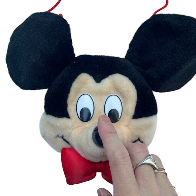 Vintage★Mickey Mouse★Mickey Mouse★Face Shoulder★Bag★Doll★Figure★Plushie★Vintage★Disney★Disney★1★ 