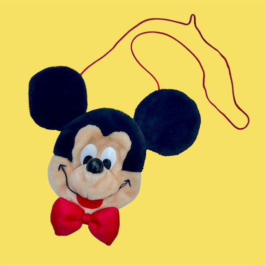 Vintage★Mickey Mouse★ミッキーマウス★フェイスショルダー★バッグ★人形★フィギュア★ぬいぐるみ★ビンテージ★Disney★ディズニー★2★