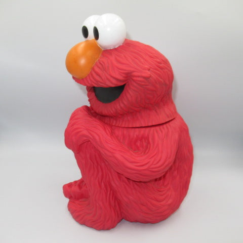 1997年★90's★SESAMESTREET★セサミストリート★エルモ★ELMO★人形★フィギュア★ぬいぐるみ★小物入れ★クッキージャー★２８×２０センチ★ソフビ★