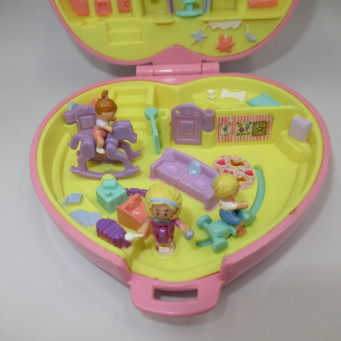 完品！1994年★90's★Polly Pocket★ポーリーポケット★コンパクト★ままごと★ミニチュア★人形★フィギュア★ぬいぐるみ★ハート★ピンク★