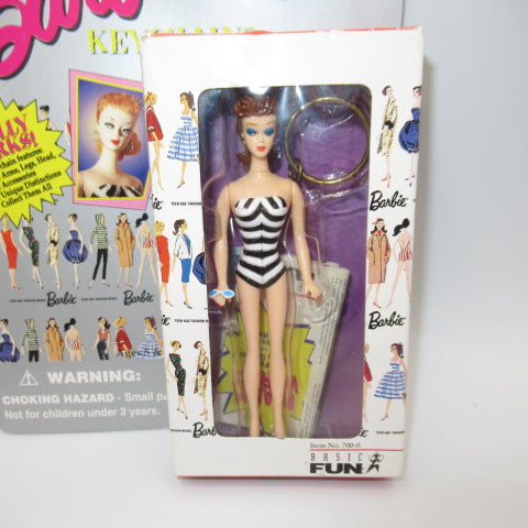 1997★90's★Barbie★Barbie★Key holder★Key chain★Doll★Figure★Plush toy★Original★Brown★ 
