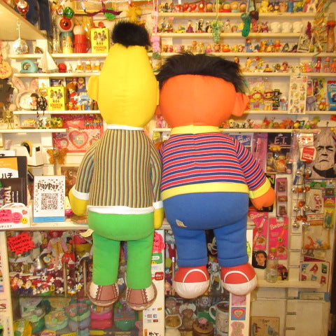 レア！！80’s★vintage★ビンテージ★SESAMI STREET★セサミストリート★Ernie＆Bert★JIM HENSON★ジム・ヘンソン★アーニーとバート★人形セット★applause★フィギュア★人形★ぬいぐるみ★
