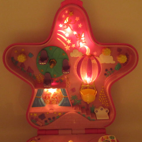 レア！90's★ビンテージ★Polly Pocket★ポーリーポケット★星の遊園地★ライツアップ★大きいコンパクト★ままごと★ミニチュア★ドールハウス★フィギュア★人形★ぬいぐるみ★