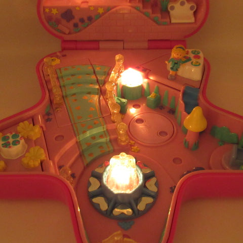 レア！90's★ビンテージ★Polly Pocket★ポーリーポケット★星の遊園地★ライツアップ★大きいコンパクト★ままごと★ミニチュア★ドールハウス★フィギュア★人形★ぬいぐるみ★