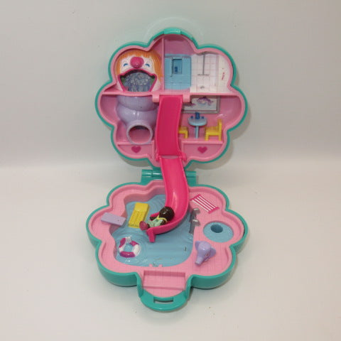 90's★ビンテージ★Polly Pocket★ポーリーポケット★コンパクト★お花★グリーン★ままごと★ミニチュア★ドールハウス★フィギュア★人形★ぬいぐるみ★