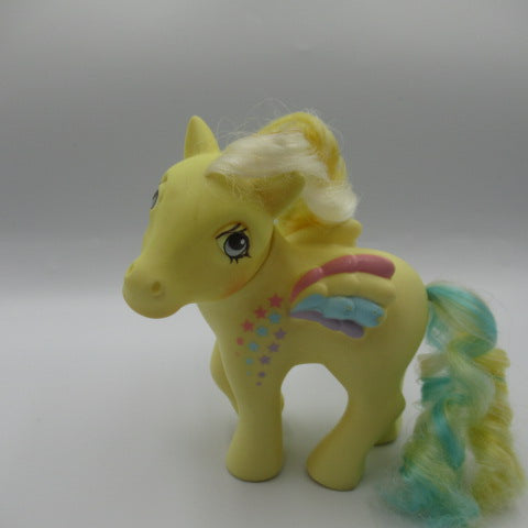 80's★My Little pony★マイリトルポニー★Rainbow Curl★レインボーカール★人形★フィギュア★ぬいぐるみ★虹★黄色★イエロー★G1★ビンテージ★