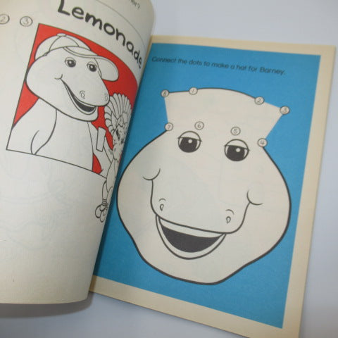 1993年★90's★Barney★バーニー★恐竜★カラーリングブック★本★ぬりえ★人形★フィギュア★ぬいぐるみ★ビンテージ★