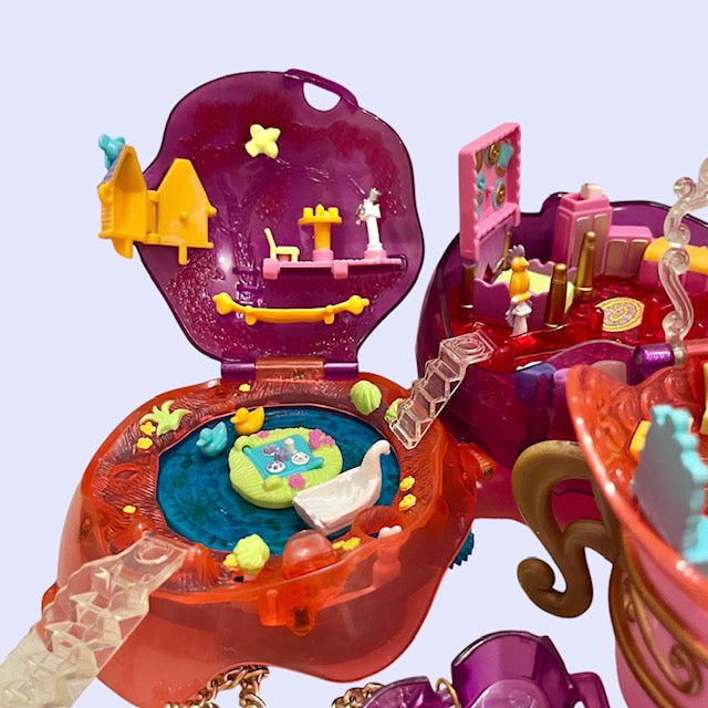 90's★1996★Polly Pocket★Compact★Play House★Miniature★Doll★Figure★Plush Toy★Vintage★Jewel Magic Ball★ 
