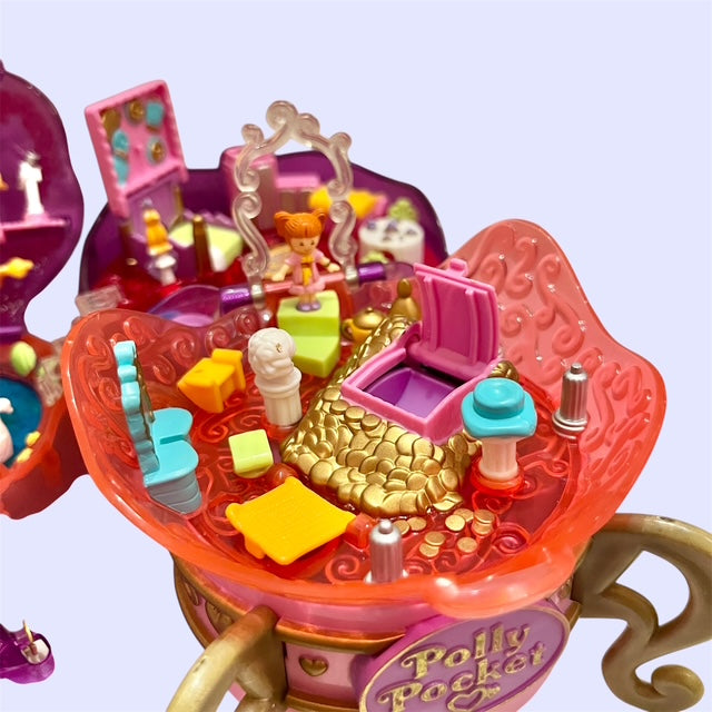 90's★1996★Polly Pocket★Compact★Play House★Miniature★Doll★Figure★Plush Toy★Vintage★Jewel Magic Ball★ 